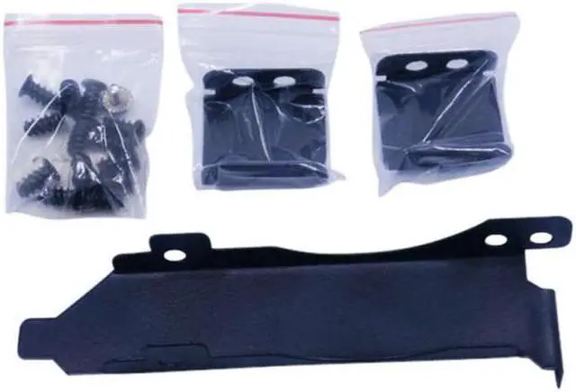 Alt view image 3 of 5 - 1 set Black Dual Fan Metal Rack PCI Slot Cover Bracket for 80 90mm J7J2 Video Card Cooling fan
