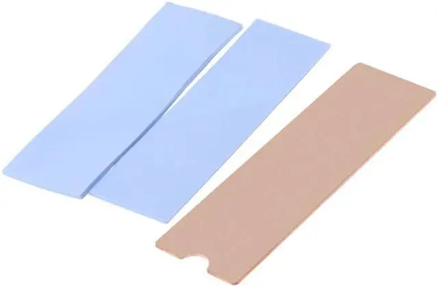 Alt view image 2 of 6 - Cooling Copper Sheet M.2 Heatsink NVME Heat Sink NGFF M.2 2280 Thermal Conductivity Silicone Wafer Cooling Fan Cooler C26