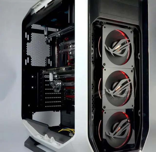 Alt view image 5 of 5 - DIY 14cm*14cm Fan Cover Acrylic Cover use for 140mm Radiator 140mm Fan with Cool Logo for Computer Case Cooling