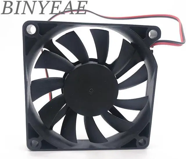 Alt view image 2 of 6 - DC 5V 12V 24V 7010 70MM 70*70*10MM DC 5V 12V 24V Ultra thin USB cooling fan Comptuter CPU Cooling fan with 2pin