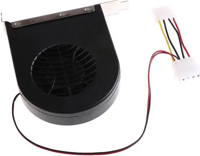Alt view image 3 of 6 - 4 Pins System Blower CPU Case PCI Slot Fan Cooler For PC PCI Slot Blower CPU Case DC Cooling Fan 4 Pin For MAC/PC