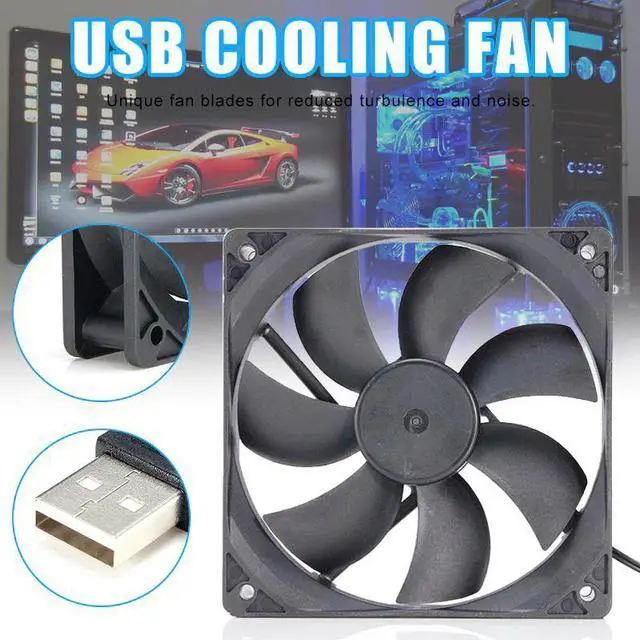 Main image of USB Cooler Cooling Fan 5V DC Brushless CPU PC Computer Case 120mm VDX99