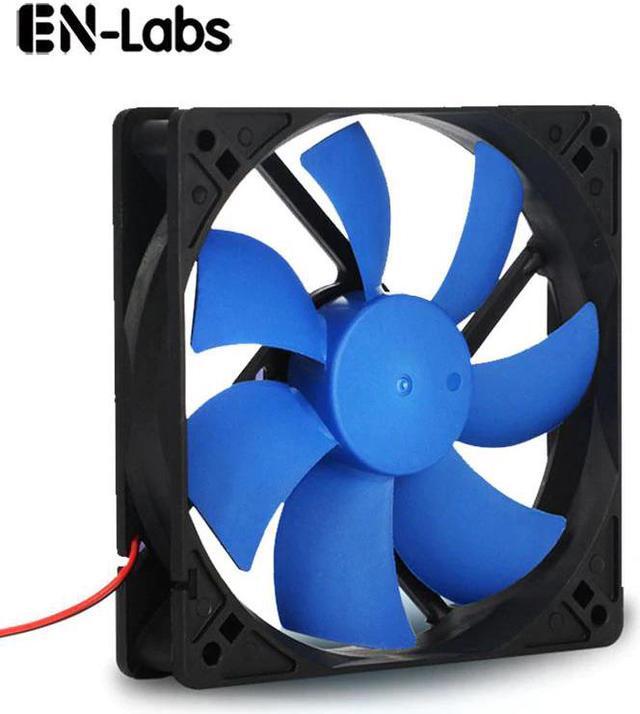 Main image of En Labs PC Computer 120mm Oil Bearing 16dBA Ultra Silent Case Fan Heatsink Cooler Cooling,12CM Fan Power by Molex IDE 4pin