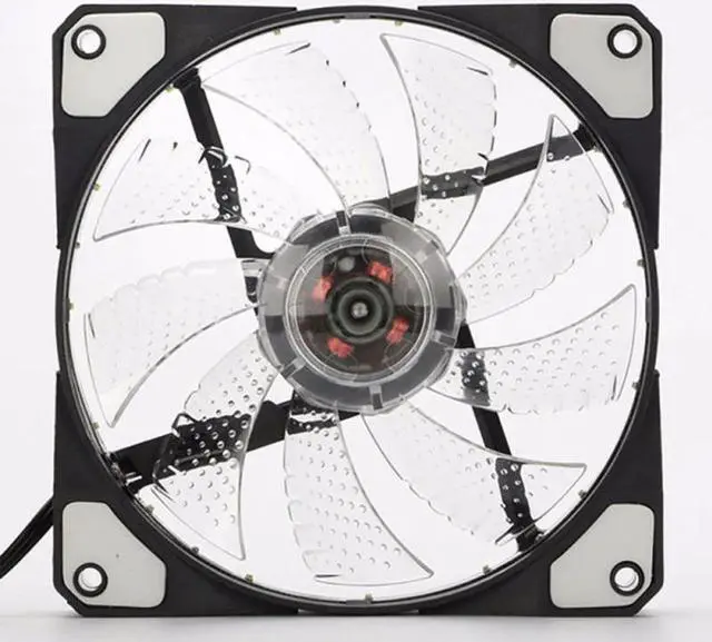 Alt view image 4 of 6 - 120mm Dynamic LED Ultra Silent Computer PC Case Cooling Fan Chassis Fans 3 / 4Pin Plug Fans Cooler