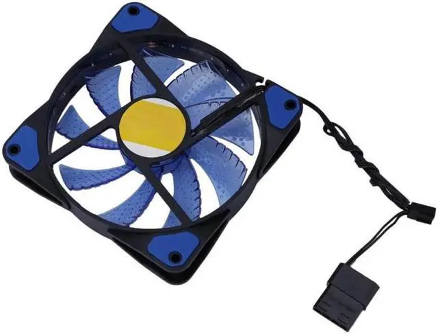Alt view image 5 of 6 - 120mm Dynamic LED Ultra Silent Computer PC Case Cooling Fan Chassis Fans 3 / 4Pin Plug Fans Cooler