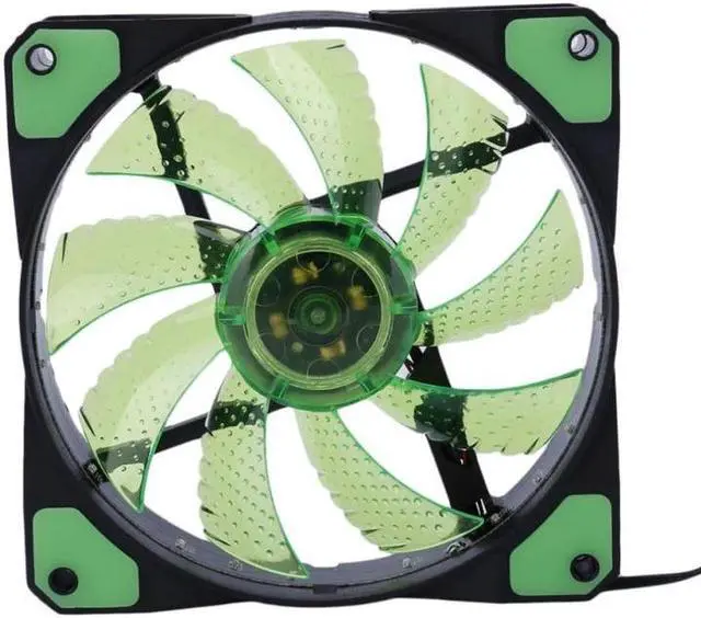 Alt view image 6 of 6 - 120mm Dynamic LED Ultra Silent Computer PC Case Cooling Fan Chassis Fans 3 / 4Pin Plug Fans Cooler