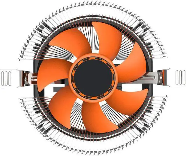 Alt view image 2 of 5 - low noise CPU Cooling Cooler Fan Heatsink 7 Blade For Intel LGA 775 1155 1156 AMD 754 AM2#T2