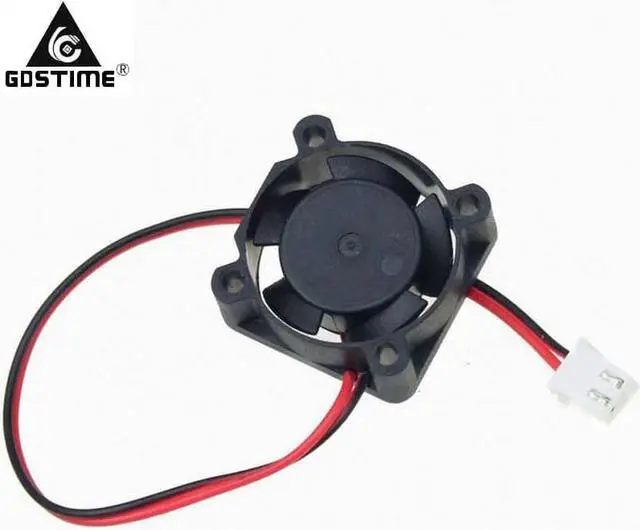 Alt view image 5 of 6 - 1 Pcs 12V 25x25x10mm 25mm Mini Brushless DC Cooling Cooler Fan 2.5cm 25mmx10mm 3D Printer fan Heatsink Fan