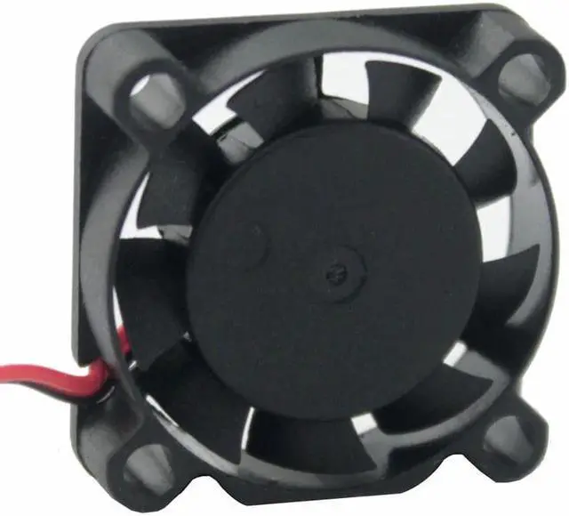 Alt view image 3 of 6 - 1PCS DC 12V 25mm 25x25x7mm 9 Blades Mini Cooling Fan 2Pin 2507 2.5cm 20mm Brushless Exhaust Cooler Fan