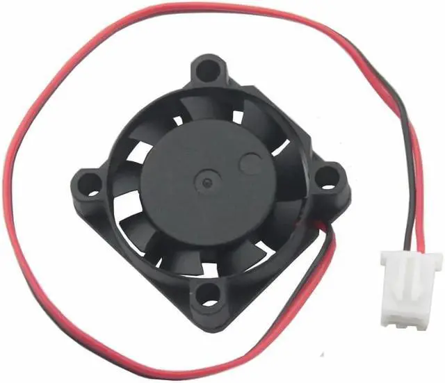 Alt view image 5 of 6 - 1PCS DC 12V 25mm 25x25x7mm 9 Blades Mini Cooling Fan 2Pin 2507 2.5cm 20mm Brushless Exhaust Cooler Fan