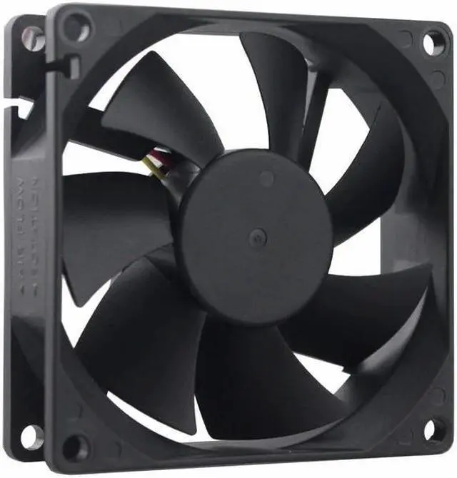 Alt view image 2 of 6 - 1 Pcs 3Pin DC 12V Brushless Cooling Fan 80x80x25mm 80mm 8cm Three Wires FG PC Case CPU Motor Cooler 8025