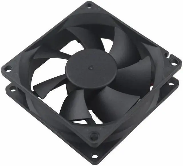 Alt view image 4 of 6 - 1 Pcs 3Pin DC 12V Brushless Cooling Fan 80x80x25mm 80mm 8cm Three Wires FG PC Case CPU Motor Cooler 8025