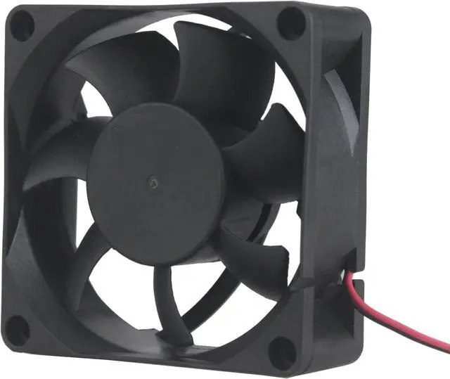 Alt view image 3 of 6 - 1 pcs 70x70x25mm 70mm 24V 2Pin 2 Wire Brushless DC Cooling Fan 7cm 7025 Motor Equipment CPU Cooler Fan