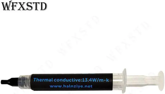 Alt view image 3 of 6 - WFXSTD 2g 13.4W/m k Thermal Grease Paste Compound Silicon CPU GPU HeatSink Processor Cooling silicone Fan Thermal Paste HY P13