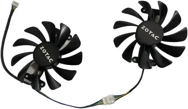Alt view image 2 of 5 - GAA8S2U GeForce GTX 1080 1070 GPU VGA Cooler Alternative Cooling Fan For ZOTAC GTX1080 GTX1070 AMP Edition Cards As Replacement