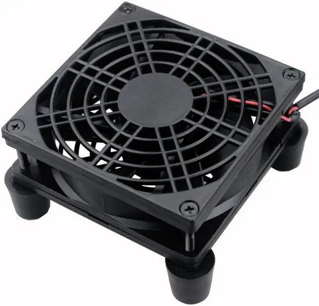 Alt view image 2 of 6 - 5V USB Power 90mm 92mm 9225 Silence Cooling Fan with Fan Grill Screw Cooler For Router 92mmx92mmx25mm