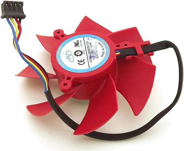 Alt view image 6 of 6 - NTK FD8025U12S 12V 0.48A 75mm 39x39x39mm For XFX HD5870 HD5850 Graphics Card Cooler Cooling Fan 4Pin 4Wire