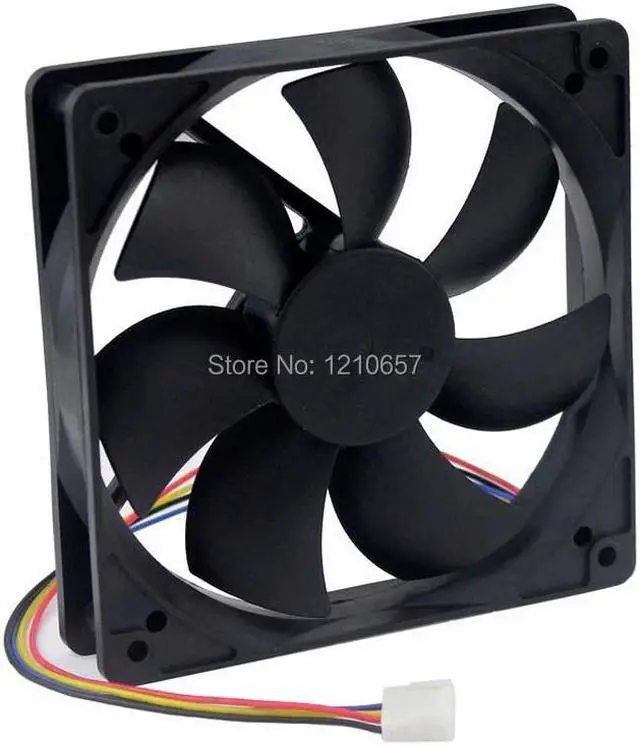 Alt view image 3 of 6 - 1PCS Hydraulic 120mm x 25mm 12cm PWM FG Computer Case Cooling Fan 4 Pin Cooler