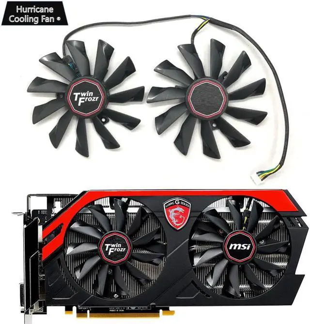 Main image of PLD10010S12HH 95mm 4Pin Graphics Card Cooling Fan for MSI GTX 780Ti/780/760/750Ti R9 290X/290/280X/280/270X GAMING Cooler