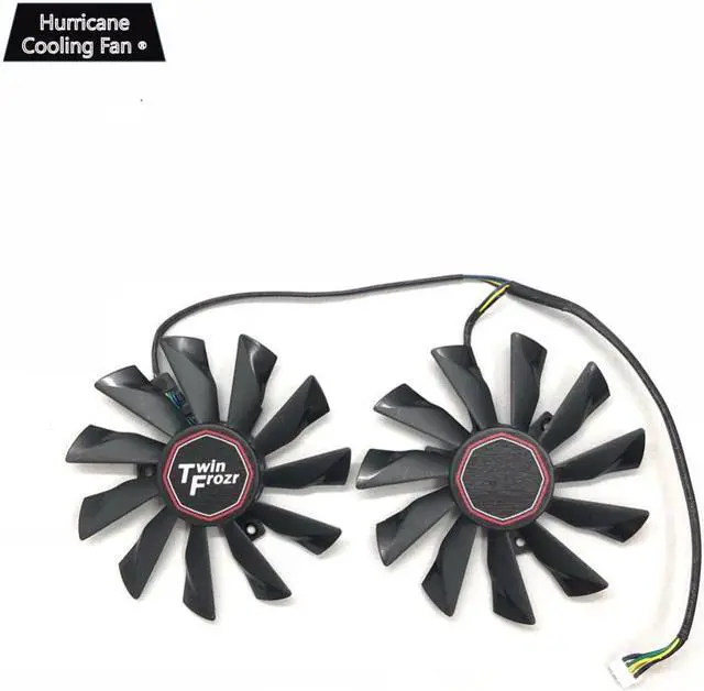 Alt view image 2 of 5 - PLD10010S12HH 95mm 4Pin Graphics Card Cooling Fan for MSI GTX 780Ti/780/760/750Ti R9 290X/290/280X/280/270X GAMING Cooler