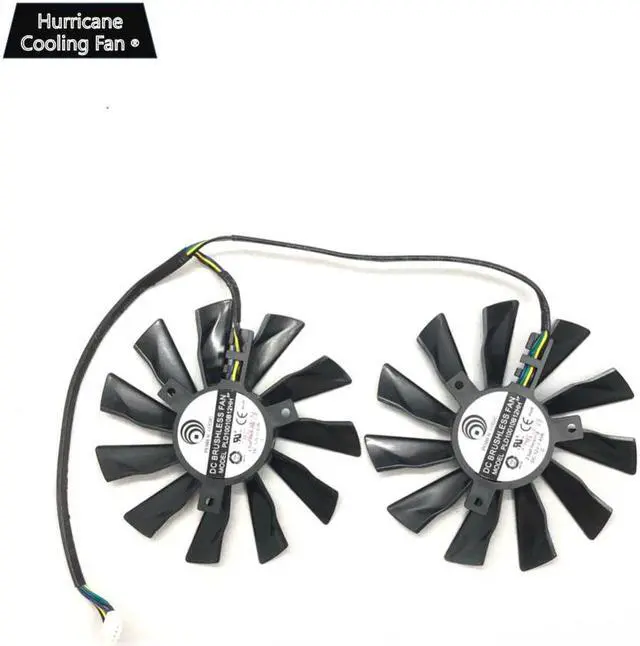 Alt view image 3 of 5 - PLD10010S12HH 95mm 4Pin Graphics Card Cooling Fan for MSI GTX 780Ti/780/760/750Ti R9 290X/290/280X/280/270X GAMING Cooler