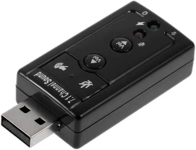 Alt view image 2 of 5 - 7.1 Channel Universal External USB Sound Card Mini USB 2.0 12Mbps U Disk For Audio Sound Adapter