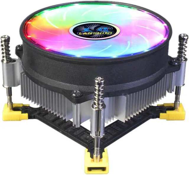 Alt view image 5 of 5 - PC CPU Cooler Radiator Heatsink Copper Core / Aluminum Cooling Fan for LGA 1150 1151 1155 1156 1200 1356 1366  2011 2066