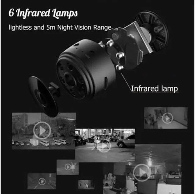 Alt view image 2 of 6 - Spy Camera Wireless Hidden WiFi Mini Camera HD 1080P Portable Home Security Cameras Covert Nanny Cam Small Indoor Outdoor Video Recorder Motion Activated Night Vision