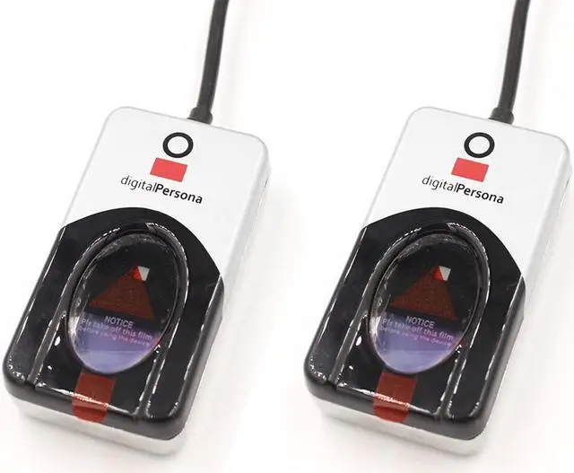 Main image of USB Fingerprint Reader Digital Persona U.are.u 4500 Reader USB Biometric Fingerprint Scanner 70" Cable (2PCS)