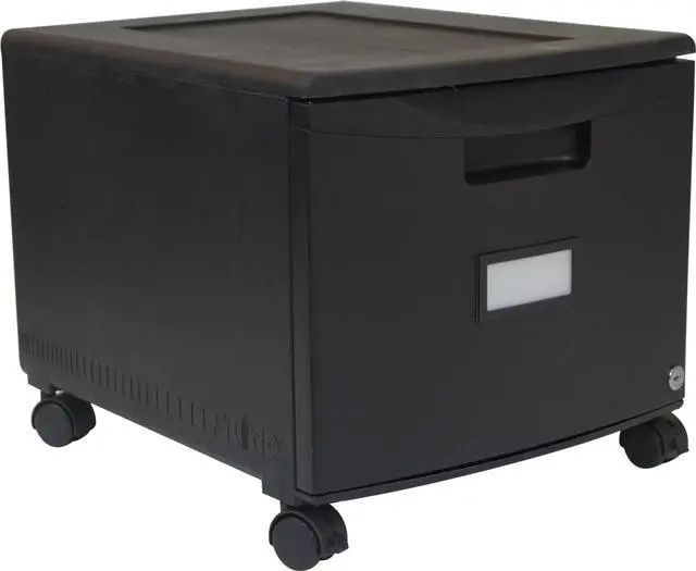 Main image of 1 Drawer Mobile File Cabinet with Lock 18"