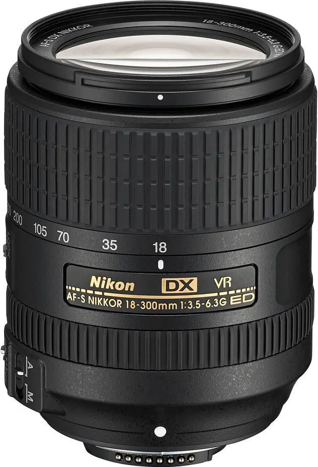 Alt view image 2 of 4 - Nikon AF-S DX VR Nikkor 18-300MM Lens (Intl Model) + Cleaning Kit