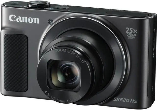Refurbished: Canon PowerShot SX620 HS Digital Camera (Black