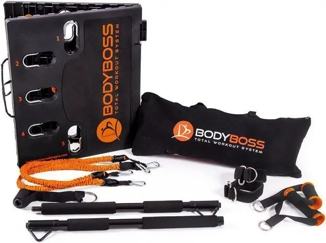 Alt view image 2 of 4 - BodyBoss Home Gym 2.0 By 6Ave- Full Portable Gym Home Workout Package - PKG2-Orange