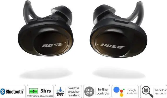 Alt view image 3 of 4 - Bose SoundSport Free Truly Wireless Sport Headphones - Black, 1 - 774373-0010