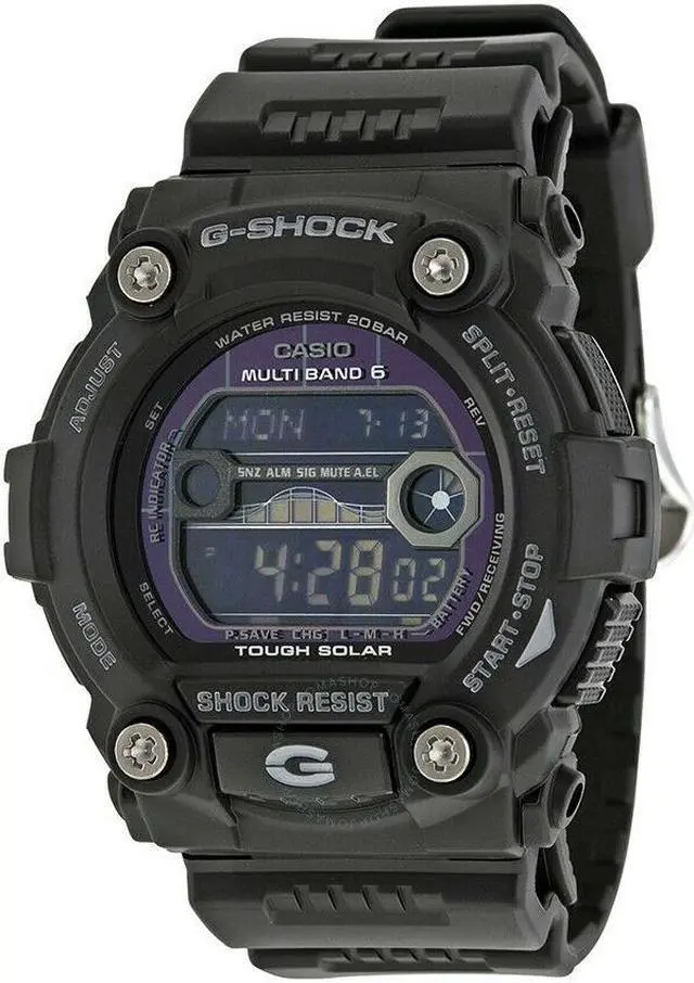 Alt view image 8 of 8 - Casio G-Rescue Solar Atomic Classic Color Watch