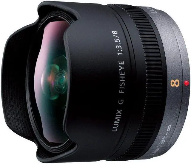 Main image of Panasonic LUMIX G FISHEYE 8mm/F3.5 Lens | H-F008 - International Version (No Warranty)