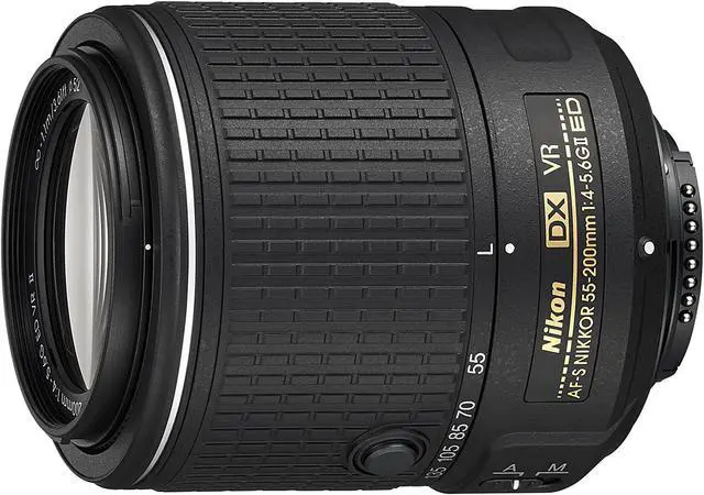 Main image of NIKON AF-S DX NIKKOR 55-200mm f/4-5.6G ED VR II Lens - White Box (New)