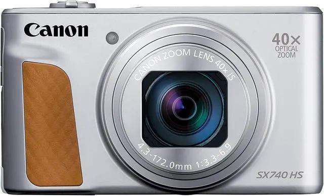 Alt view image 2 of 4 - Canon PowerShot SX740 Digital Camera w/40x Optical Zoom & 3 Inch Tilt LCD - 4K VIdeo, Wi-Fi, NFC, Bluetooth Enabled (Silver)