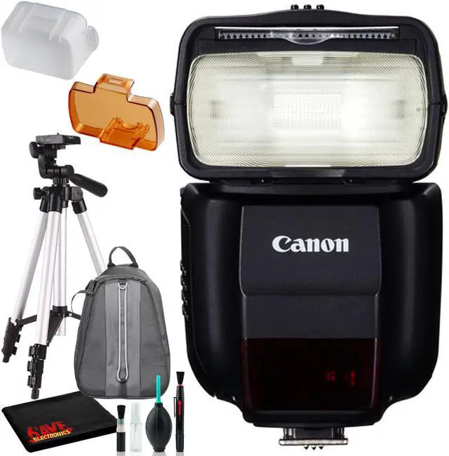 Main image of Canon Speedlite 430EX III-RT Includes Padded Backpack and 57" Full Size Tripod