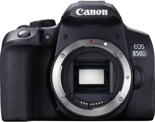 Alt view image 2 of 3 - Canon EOS 850D / Rebel T8i DSLR Camera (Body Only), + EOS Camera Bag + Sandisk Extreme Pro 64GB Card + 6AVE Electronics Cleaning Set, and More (International Model)