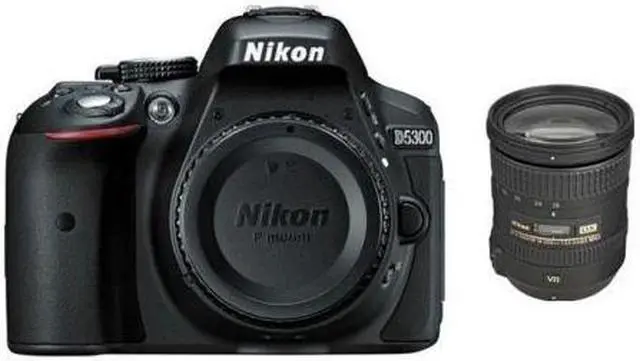 Main image of Nikon D5300 24.2 MP CMOS Digital SLR Camera with AF-S DX NIKKOR 18-200mm f/3.5-5.6G ED VR II Zoom Lens (Black) [Electron