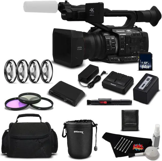 Main image of Panasonic AG-UX180 4K Premium Professional Camcorder International Version Professional Bundle