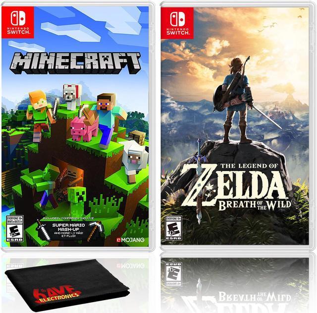 Minecraft + Zelda: Breath of the Wild - Two Game Bundle - Nintendo