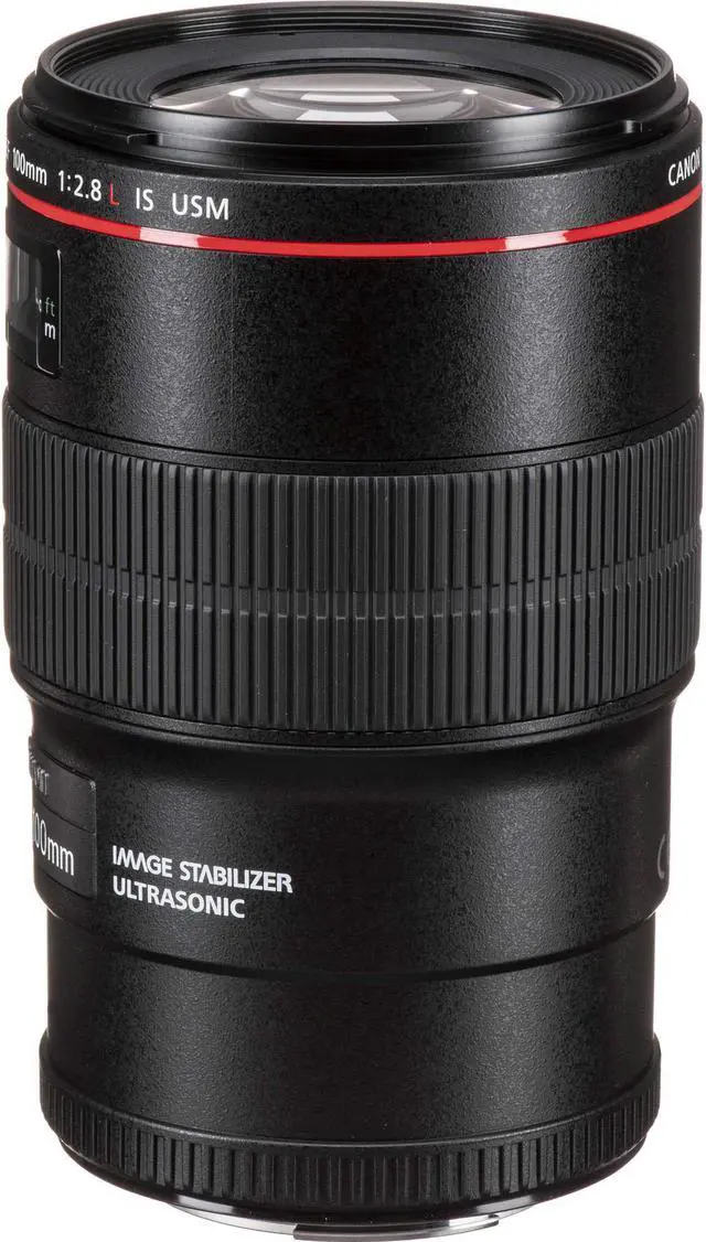 Alt view image 3 of 4 - Canon EF 100mm f/2.8L Macro IS USM Lens With Lens Case, Filter Kit AND Cleaning Kit