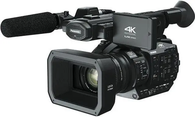 Alt view image 4 of 4 - Panasonic AG-UX90 4K/HD Professional Camcorder (Intl Model) Advanced Bundle