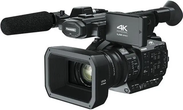 Alt view image 8 of 8 - Panasonic AG-UX90 4K/HD Professional Camcorder (Intl Model) Studio Starter Bundle