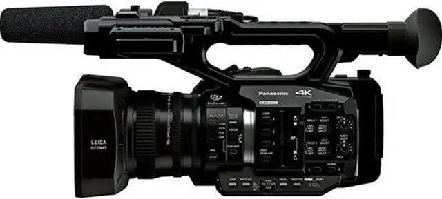 Alt view image 7 of 8 - Panasonic AG-UX90 4K/HD Professional Camcorder (Intl Model) Studio Starter Bundle