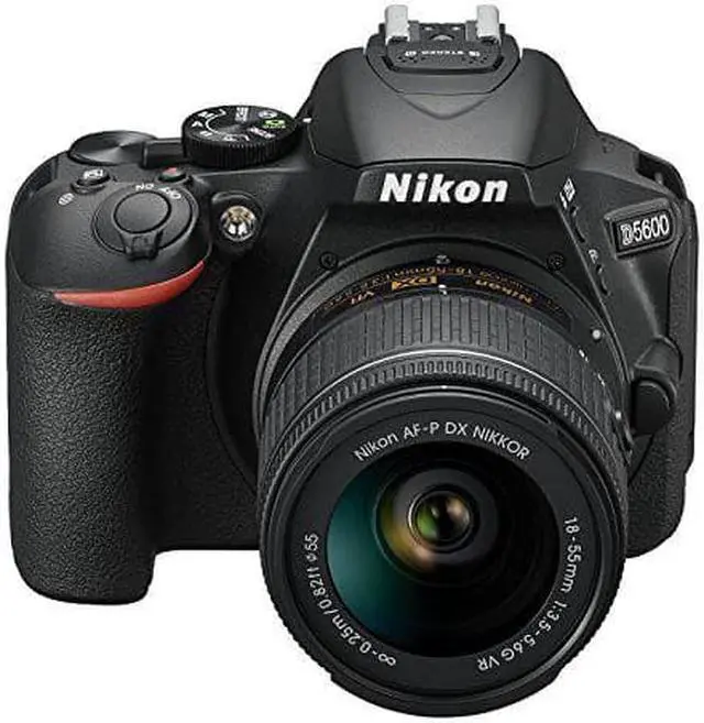 Alt view image 4 of 4 - Nikon D5600 DX-format Digital SLR w/ AF-P DX NIKKOR 18-55mm f/3.5-5.6G VR, Touchscreen, Wi-Fi, Bluetooth (Renewed)