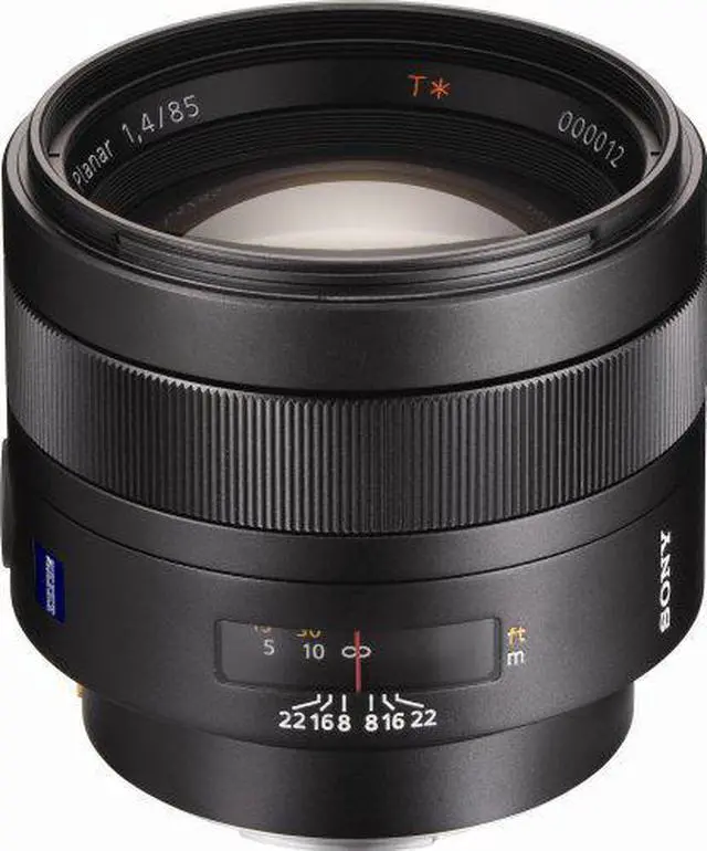 Main image of Sony SAL-85F14Z 85mm f1.4 Carl Zeiss Planar T Coated Telephoto Lens for Sony Alpha Digital SLR Camera