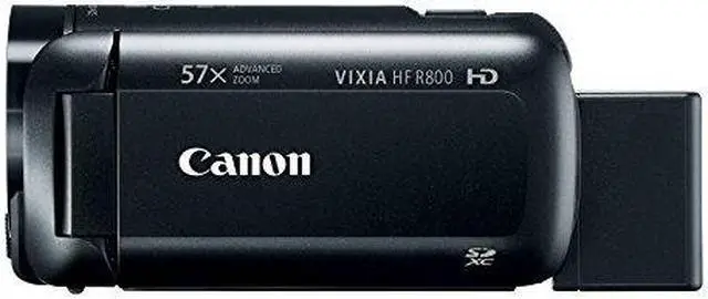 Alt view image 4 of 4 - Canon VIXIA HF R800 Full HD Camcorder Hfr800 Black 57x Advance Zoom 16gb Bundle